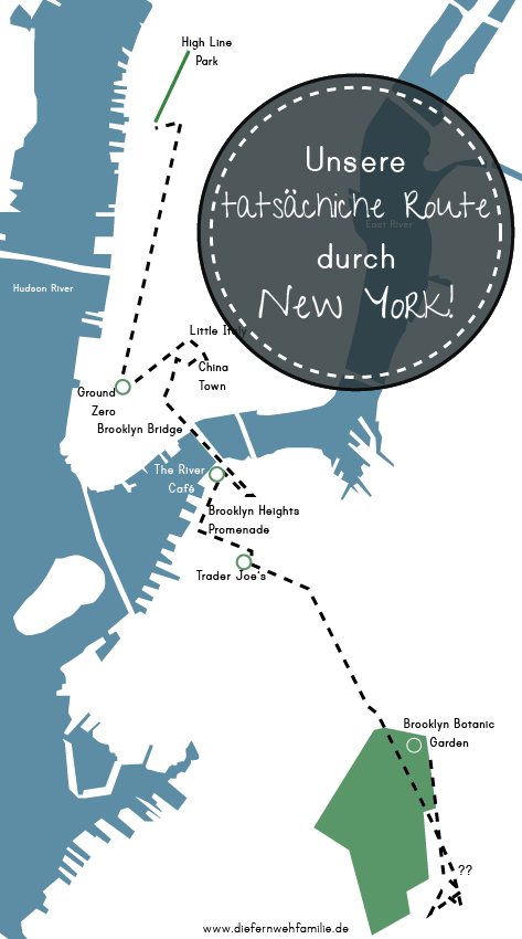 unsere tatsächliche Route durch New York-www.diefernwehfamilie.de